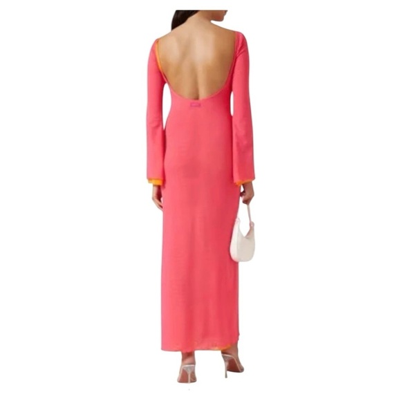 NWT CHIARA BONI LA PETITE ROBE Page Bic Long Cover-up in Mesh - Picture 6 of 6